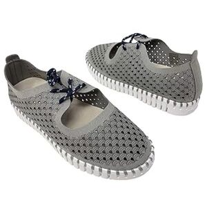 ISLE JACOBSEN 3173 TULIP GREY LACE UP SHOES SIZE 40